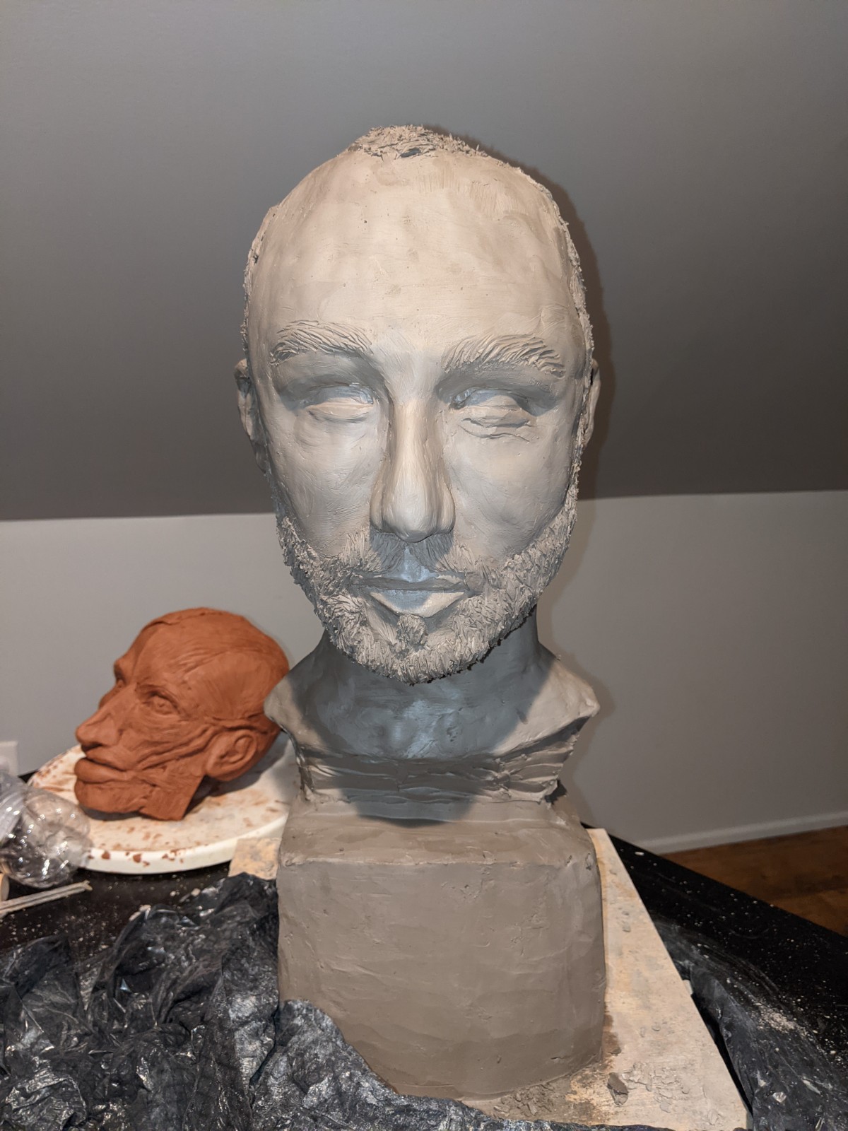 Roman style bust - front view