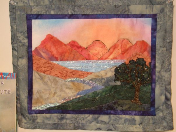 Landscape wall hanging