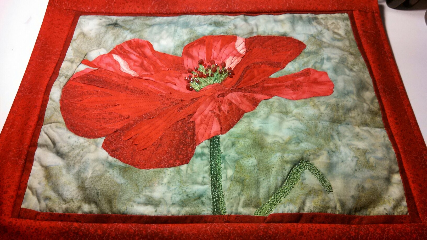 Poppy wall hanging