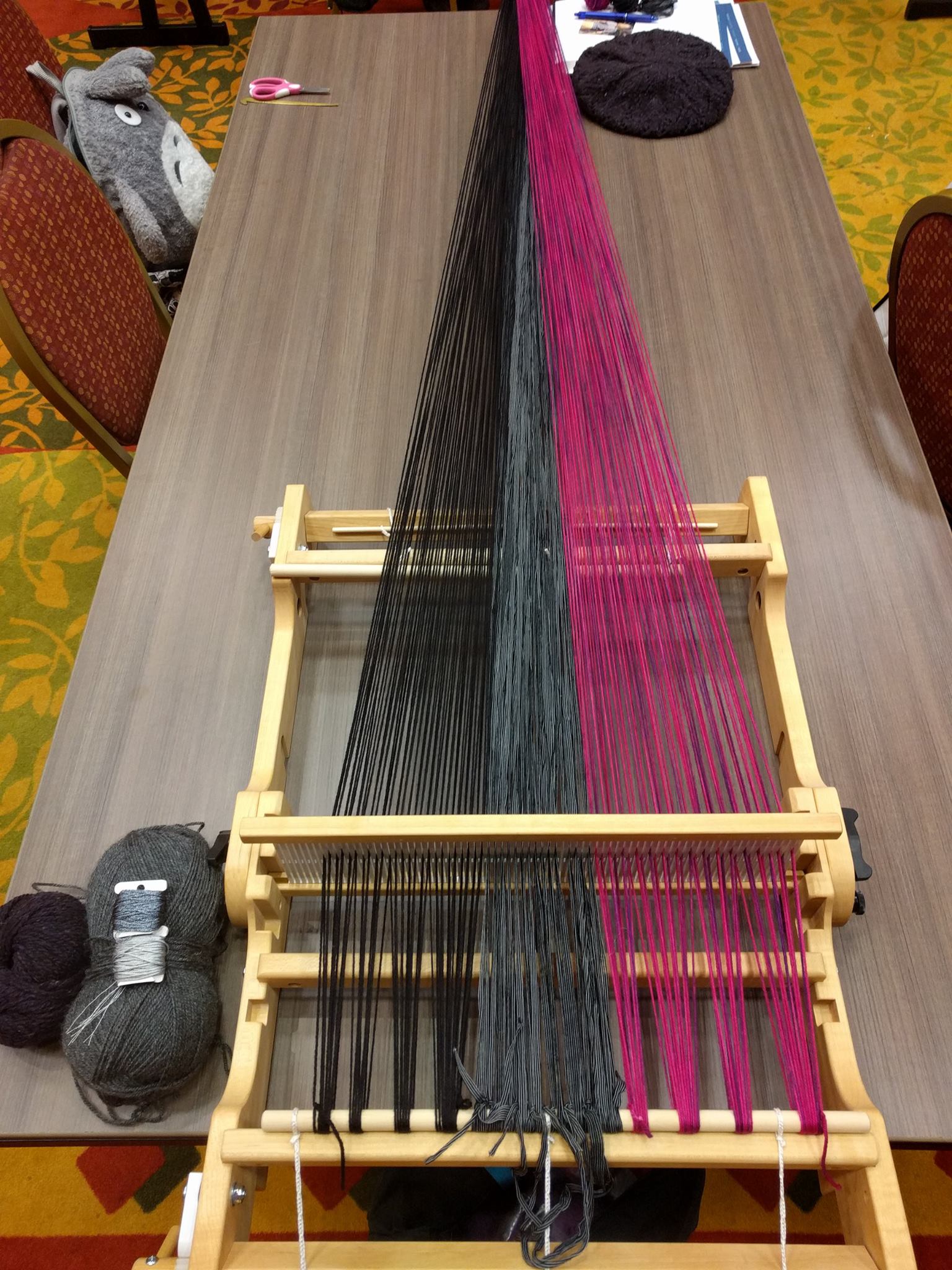 Warping the loom